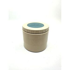 Vintage Thermos Insulated Jar King-Seeley Model 1155 8oz Teal And Tan 3.25" tall